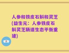 人参和铁皮石斛和灵芝(益生元：人参铁皮石斛灵芝肠道生态平衡重建)