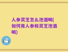 人参灵芝怎么泡酒喝(如何用人参和灵芝泡酒喝)