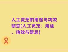 人工灵芝的用途与功效禁忌(人工灵芝：用途、功效与禁忌)