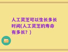 人工灵芝可以生长多长时间(人工灵芝的寿命有多长？)