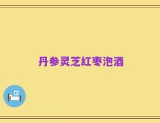 丹参灵芝红枣泡酒
