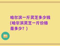 哈尔滨一斤灵芝多少钱(哈尔滨灵芝一斤价格是多少？)