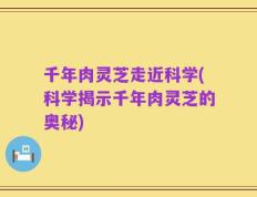 千年肉灵芝走近科学(科学揭示千年肉灵芝的奥秘)