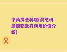 中药灵芝科属(灵芝科属植物及其药用价值介绍)