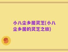 小八尘乡居灵芝(小八尘乡居的灵芝之旅)