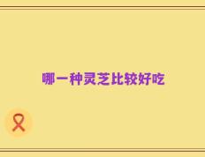哪一种灵芝比较好吃
