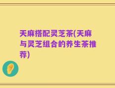 天麻搭配灵芝茶(天麻与灵芝组合的养生茶推荐)