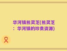 华河镇熊灵芝(熊灵芝：华河镇的珍贵资源)