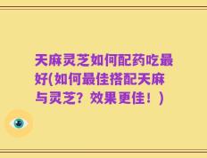 天麻灵芝如何配药吃最好(如何最佳搭配天麻与灵芝？效果更佳！)
