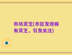 市坊灵芝(市区发现稀有灵芝，引发关注)