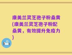 康美兰灵芝孢子粉桑黄(康美兰灵芝孢子粉配桑黄，有效提升免疫力)