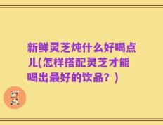 新鲜灵芝炖什么好喝点儿(怎样搭配灵芝才能喝出最好的饮品？)