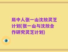 局中人张一山沈放灵芝计划(张一山与沈放合作研究灵芝计划)