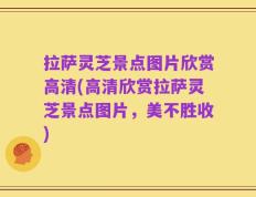 拉萨灵芝景点图片欣赏高清(高清欣赏拉萨灵芝景点图片，美不胜收)