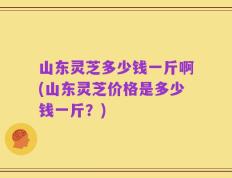 山东灵芝多少钱一斤啊(山东灵芝价格是多少钱一斤？)