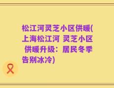 松江河灵芝小区供暖(上海松江河 灵芝小区 供暖升级：居民冬季告别冰冷)