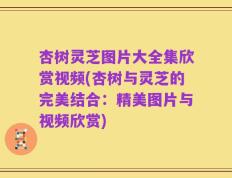 杏树灵芝图片大全集欣赏视频(杏树与灵芝的完美结合：精美图片与视频欣赏)
