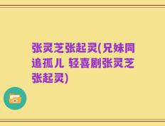 张灵芝张起灵(兄妹同追孤儿 轻喜剧张灵芝张起灵)