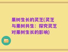 果树生长的灵芝(灵芝与果树共生：探究灵芝对果树生长的影响)