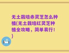 无土栽培赤灵芝怎么种植(无土栽培红灵芝种植全攻略，简单易行！)