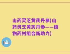 山药灵芝黄芪丹参(山药灵芝黄芪丹参——植物药材组合新助力)