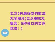 灵芝5种最好吃的做法大全图片(灵芝美味大集合：5种可口的灵芝菜肴！)
