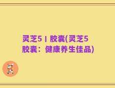 灵芝5丨胶囊(灵芝5胶囊：健康养生佳品)