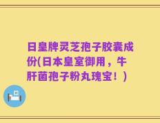 日皇牌灵芝孢子胶囊成份(日本皇室御用，牛肝菌孢子粉丸瑰宝！)
