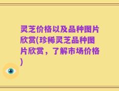 灵芝价格以及品种图片欣赏(珍稀灵芝品种图片欣赏，了解市场价格)