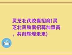 灵芝北芪胶囊招商(灵芝北芪胶囊招募加盟商，共创辉煌未来)