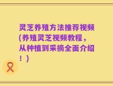 灵芝养殖方法推荐视频(养殖灵芝视频教程，从种植到采摘全面介绍！)