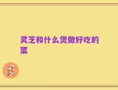灵芝和什么煲做好吃的菜