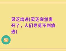 灵芝出逃(灵芝突然离开了，人们寻觅不到痕迹)