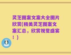 灵芝图案文案大全图片欣赏(精美灵芝图案文案汇总，欣赏视觉盛宴！)