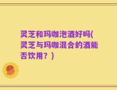 灵芝和玛咖泡酒好吗(灵芝与玛咖混合的酒能否饮用？)