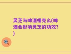 灵芝与啤酒相克么(啤酒会影响灵芝的功效？)