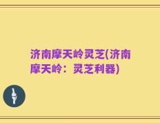 济南摩天岭灵芝(济南摩天岭：灵芝利器)