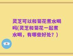 灵芝可以和菊花煮水喝吗(灵芝和菊花一起煮水喝，有哪些好处？)