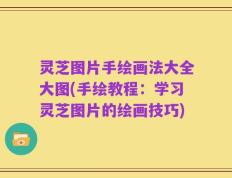 灵芝图片手绘画法大全大图(手绘教程：学习灵芝图片的绘画技巧)