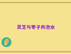 灵芝与枣子共泡水