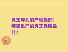 灵芝哪儿的产地最好(哪里出产的灵芝品质最佳？