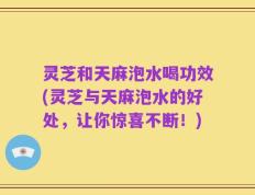 灵芝和天麻泡水喝功效(灵芝与天麻泡水的好处，让你惊喜不断！)