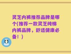 灵芝内裤推荐品牌是哪个(推荐一款灵芝纯棉内裤品牌，舒适健康必备！)
