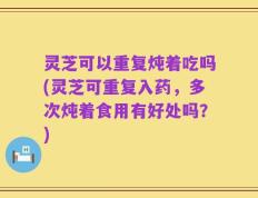 灵芝可以重复炖着吃吗(灵芝可重复入药，多次炖着食用有好处吗？)