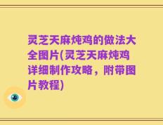 灵芝天麻炖鸡的做法大全图片(灵芝天麻炖鸡详细制作攻略，附带图片教程)