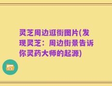 灵芝周边逛街图片(发现灵芝：周边街景告诉你灵药大师的起源)