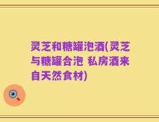灵芝和糖罐泡酒(灵芝与糖罐合泡 私房酒来自天然食材)