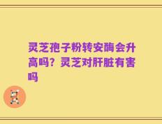 灵芝孢子粉转安酶会升高吗？灵芝对肝脏有害吗