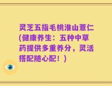 灵芝五指毛桃淮山薏仁(健康养生：五种中草药提供多重养分，灵活搭配随心配！)