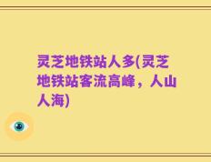 灵芝地铁站人多(灵芝地铁站客流高峰，人山人海)
